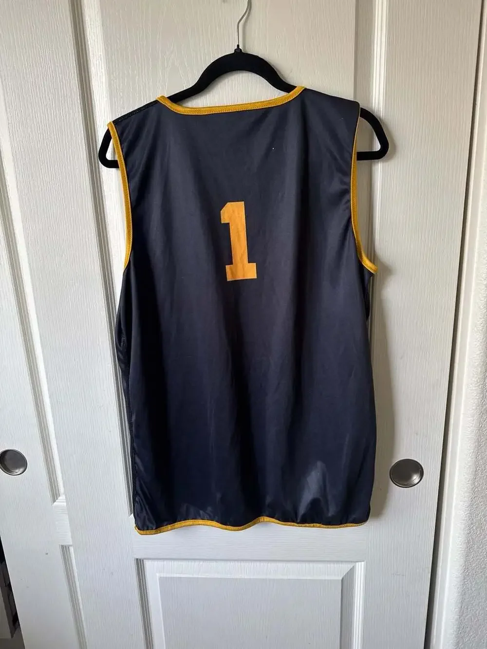 Golden State Warriors Reversible Practice Jersey Blue/Black Adult Medium - Picture 5 of 5
